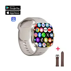 OEM - Smartwatch M99 Pro Android Play Store Amoled Beige Correa Gratis