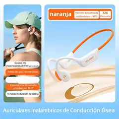 GENERICO - AUDÍFONOS CONDUCCIÓN ÓSEA IMPERMEABLES IPX8