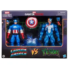 HASBRO - MARVEL Legends Series Gamerverse Capitán América vs Venom