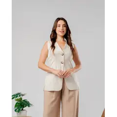 GENERICO - CHALECO MUJER LINO ALMAT