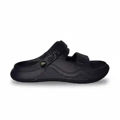 GENERICO - Sandalias para Hombre EVA ultraligero - Playa y Casual - Azul y Negro