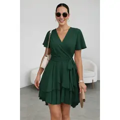 GENERICO - Vestido gasa con lazo