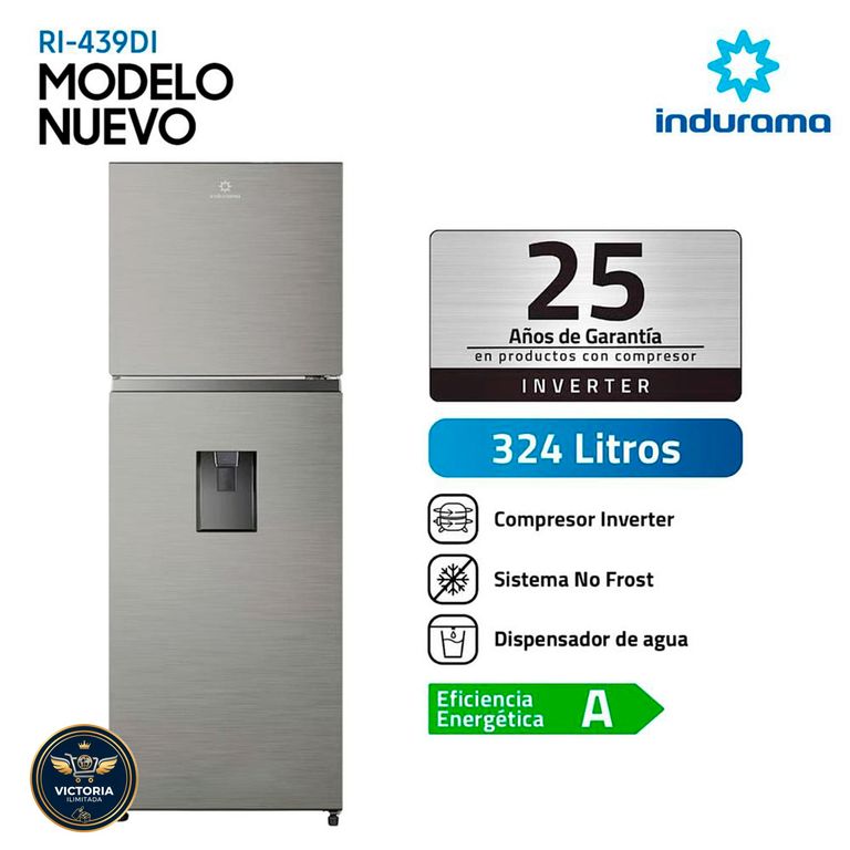 Refrigeradora 324L con Dispensador RI-439DI - CROMA