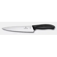 VICTORINOX - Cuchillo para trinchar Swiss Classic color negro en blister Hoja 19 cm