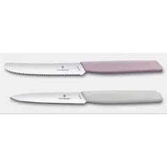 VICTORINOX - Set de cuchillos para verdura Swiss Modern 2 piezas Blush Ed Limitada