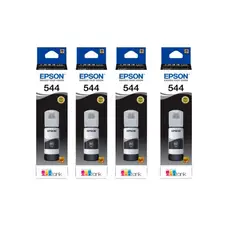 EPSON - Pack 4 Tintas T544 Negro Botellas 65ml para EcoTank