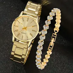 KAST PE - Set de Reloj y Pulsera Milena - Dorado