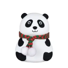 GENERICO - Luz Nocturna LED Oso Panda de Silicona Inalámbrica