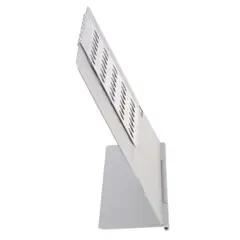 GENERICO - Calendario Aluminio Eterno Escritorio Oficina Plateado Silver