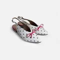 IRISABA - FLATS DE CUERO PARA MUJER LUNIER HUESO