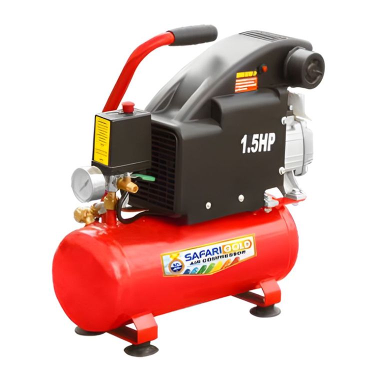 Compresora 9 LITROS 1.5HP 220V 8BAR Rojo - 8KC-9L RD Safari