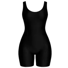 AQUA&MODA - TRAJE DE BAÑO ENTERIZO CON PROTECCION UV DE MUJER AQUAMODA TRANNEM NEGRO ENTERO