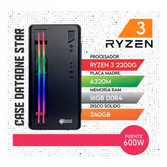 AMD - PC GAMER RYZEN 3 2200G RAM 16GB + SSD 240GB + GRAFICA VEGA 7 2GB