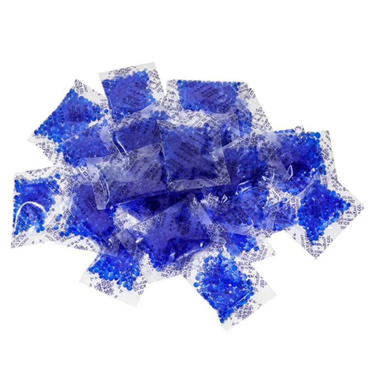 Silica Gel Color Azul 1g x 100 Sobres Opp Film Cambia de Color
