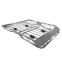 GENERICO - PARRILLA PARA TECHO DE TUBOS ACERO EN 160CM COLOR PLOMO