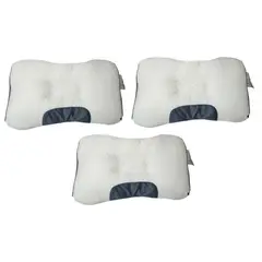 GENERICO - Kit 3 Almohadas ergonómica cómoda - 64x41cm