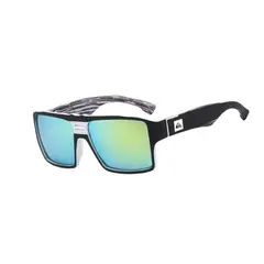 QUIKSILVER ESPECIAL - Lentes de Sol Quiksilver Clásicas Cuadradas Verde Agua