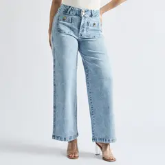 PARADA 111 - JEAN WIDE LEG MUJER PARADA111 NEREA