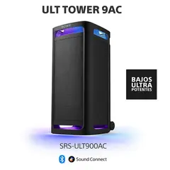 SONY - Parlante Bluetooth SRS-ULT9 para Fiestas ULT TOWER 9 Negro