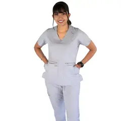 TWELVE - - conjunto médico scrub Nadia - Plata