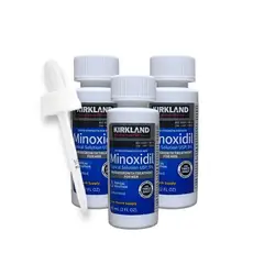 KIRKLAND - Minoxidil en líquido 3 frascos/meses