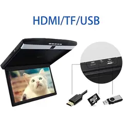 OEM - Monitor de Techo para Entretenimiento Vehicular 17 p HD Negro