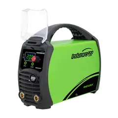 INDURA - Máquina de Soldar INDURARC 200 LCD 200 Amperios + Porta Electrodo + Pinza tierra