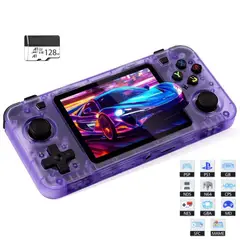 OEM - Juego Portatil R36S 128GB Plano 3500mAh Purpura