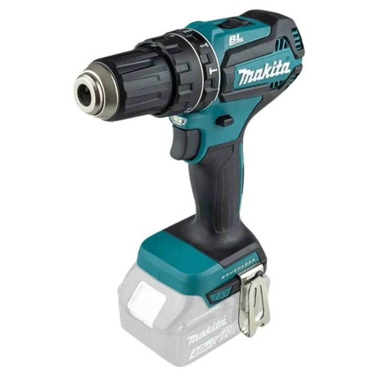 Taladro Perc 1/2" + Atornillador de Impacto 1/4" Hex 18V 2 Bat y carg Makpac DLX2394J