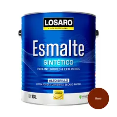 LOSARO - Esmalte Sintético color Bayo x 1 Gl.