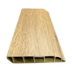 BALEXPO - ZOCALO PVC ROBLE DAKOTA 8CM ALTO MEDIDAS 2400X80X14mm