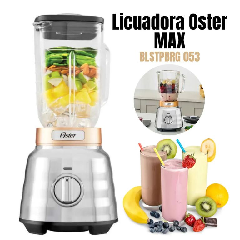 Licuadora Osterizer max blstpbrg053 con perilla color plateado