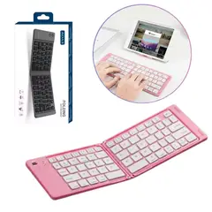 GENERICO - Teclado Plegable Bluetooth AOAS - Recargable y Ultra Portátil - Para Tablet iPad y Smartphone