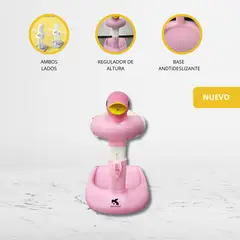 DOUX BEBE - Soporte de Baño para Bebés «PATITO» PINK