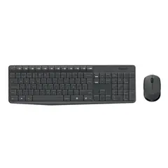 LOGITECH - Teclado & Mouse MK235 Inalámbrico Negro