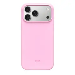 GENERICO - CASE SILICONA IPHONE 17 PRO - ROSADO BEBE