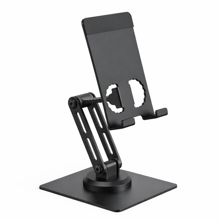 Soporte De Aluminio Para Teléfono Con 3 Ejes Altura Ajustable Con Rotación 360°