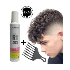 BABARIA - Mousse Rizos Infinitos 48h + Trinche Mega Volumen