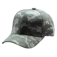 GENERICO - Gorra Lona casual Unisex tipo Beisbol Cuadros Camuflado con Visera Curva