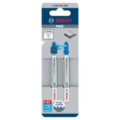BOSCH - Hoja de Calar para Acero Corte Recto 2 Und T121AFC 2608.655.095-000