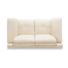 ROSEN - SOFÁ 5037 CUERO BEIGE 2 CUERPOS