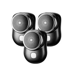 GENERICO - 3 Afeitadora Eléctrica Portátil 360° Precisión, Potencia y Comodidad