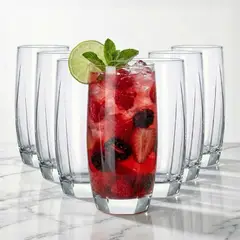 NADIR - Vasos Capri 425ml De Vidrio Set X12