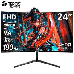 TEROS GAMING - Monitor curvo gaming TEROS TE-2476G 24 Full HD 1920x1080 VA 180Hz 1ms FreeSync