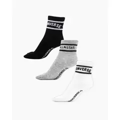 CONVERSE - Medias Si Pack X3 Tobilleras Clásica
