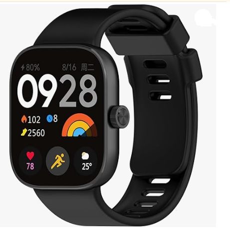 Correa de Silicona para Redmi Watch 4 - NEGRO