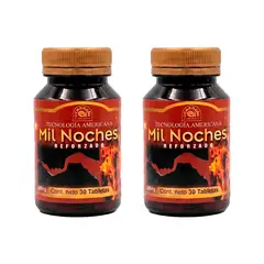 GENERICO - Mil Noches Reforzado Potenciador de Energía y Enfoque / Pack 2 Und