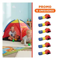 GENERICO - Pack6 Corral de Juguetes Infantil Grande Plegable Resistente y Llamativo para el Hogar
