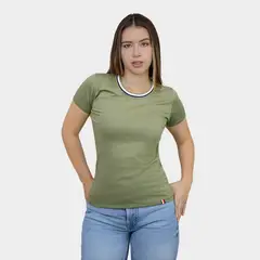 PAPIROS DENIM - Polo Manga Corta Mujer