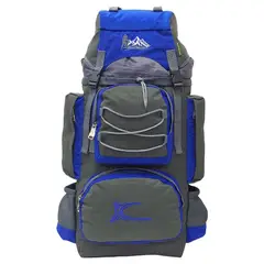 KENGAR - MOCHILA DE CAMPING N3 - PLOMO-AZULINO